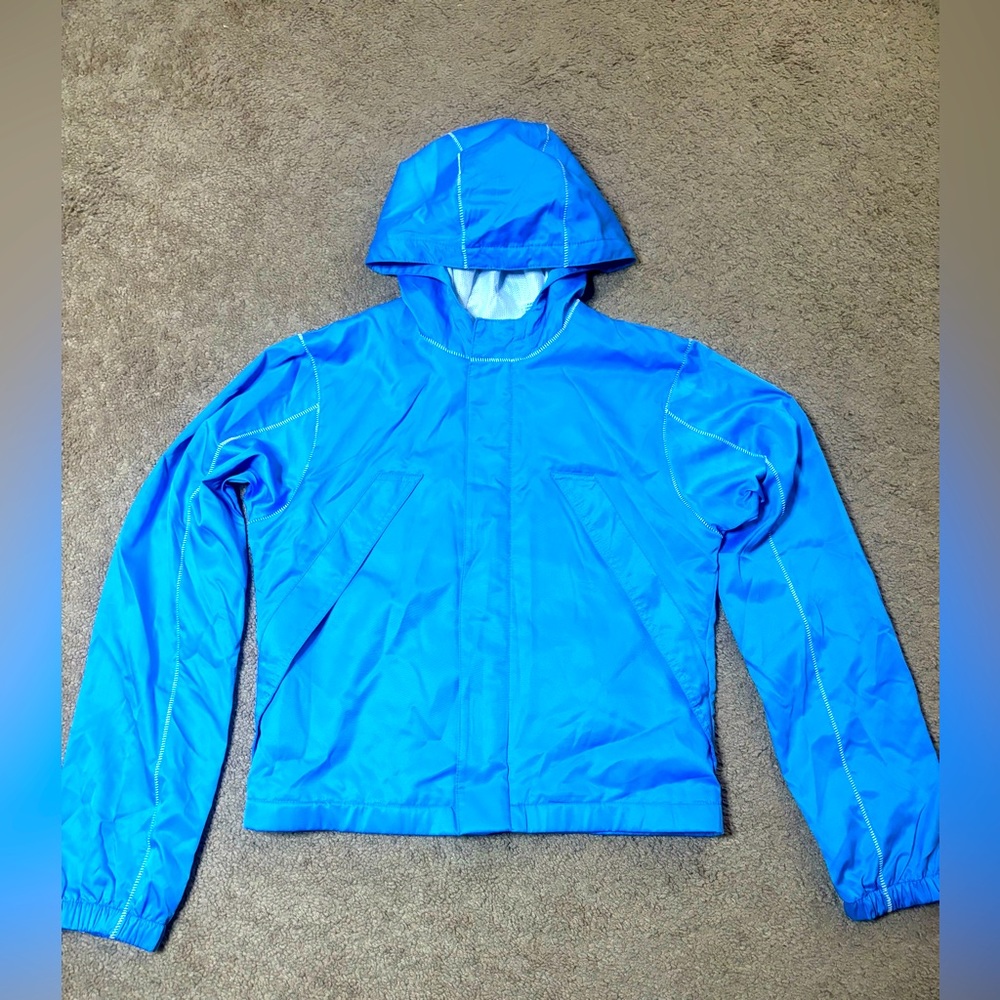 Finish Line Windbreaker With Hood Size Medium